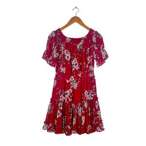 Tart Collections Red Floral Dress NEW with Tags Small